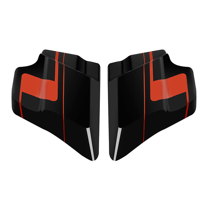 HR3 Black Earth & Vivid Black Side Covers Road Glide CVO 2018 (FLTRSE)