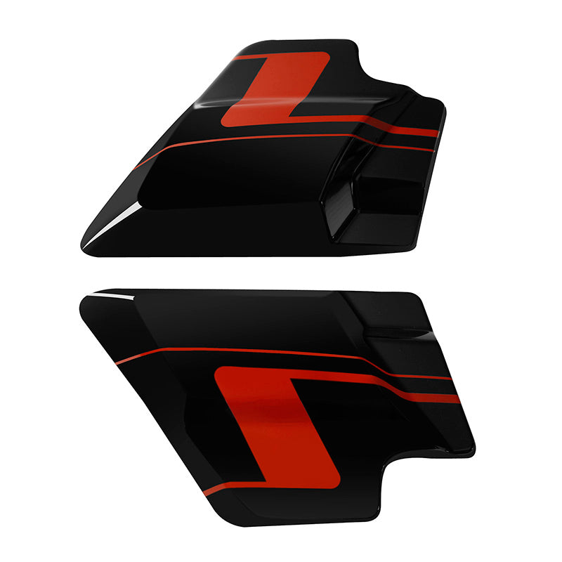 HR3 Black Earth & Vivid Black Side Covers Road Glide CVO 2018 (FLTRSE)