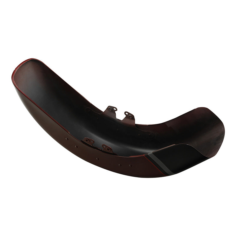 HR3 Black Forest & Wineberry Motorcycle 18" Wide Tire Front Mudguard Fender For Harley Touring Models 2014-2023