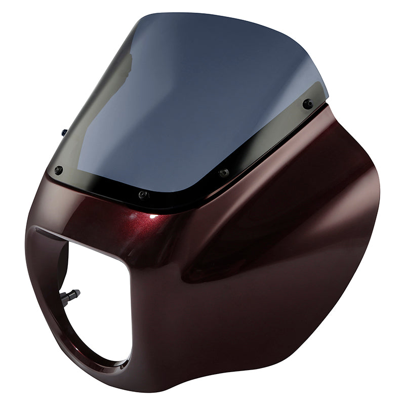 HR3 Twisted Cherry Headlight Fairing & Windshield Fit For Harley Softail FXBB FXLR 2018-2022