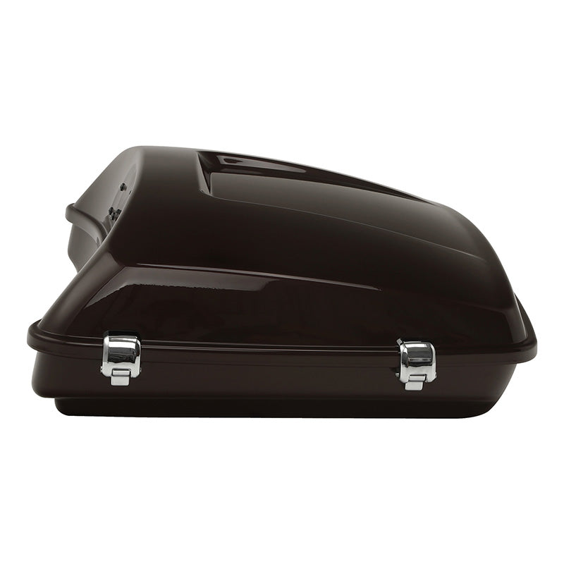 HR3 Black Forest & Wineberry 5.5" Razor Style Touring Trunk Luggage For 14-24 Harley Touring