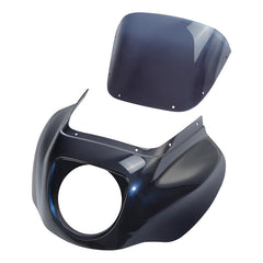 HR3 Midnight Blue Headlight Fairing & Windshield Fit For Harley Softail FXBB FXLR 2018-2022