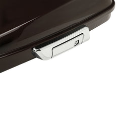 HR3 Black Forest & Wineberry 5.5" Razor Style Touring Trunk Luggage For 14-24 Harley Touring