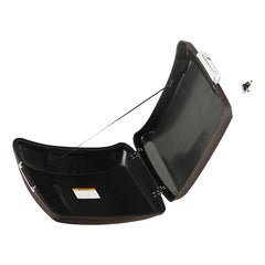 HR3 Black Forest & Wineberry 5.5" Razor Style Touring Trunk Luggage For 14-24 Harley Touring