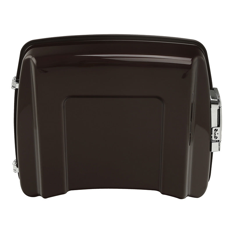 HR3 Black Forest & Wineberry 5.5" Razor Style Touring Trunk Luggage For 14-24 Harley Touring
