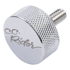 C.C. RIDER Custom Stainless Steel Seat Bolt Screw for Harley Touring Dyna Sportster Softail 1996-2024