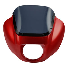 HR3 Wicked Red Headlight Fairing & Windshield Fit For Harley Softail FXBB FXLR 2018-2022