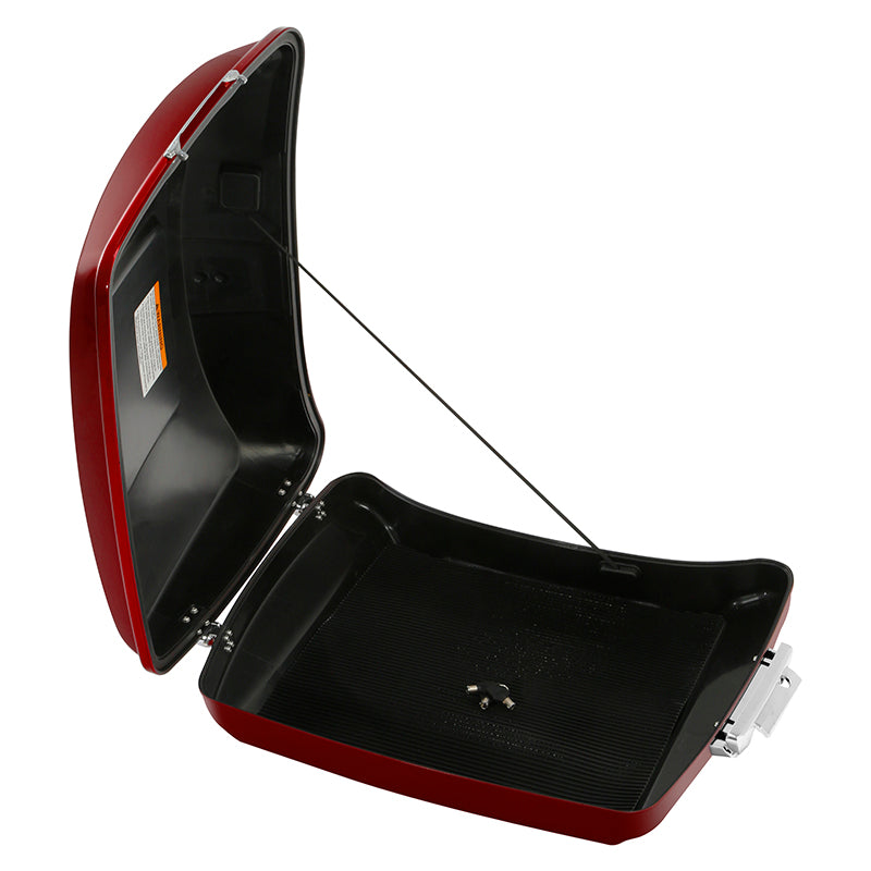 HR3 Velocity Red Sunglo 2016S 5.5" Razor Style Touring Trunk Luggage For 14-24 Touring