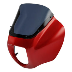 HR3 Wicked Red Headlight Fairing & Windshield Fit For Harley Softail FXBB FXLR 2018-2022