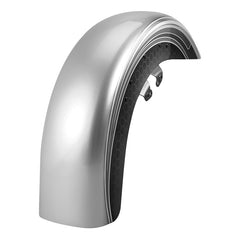 HR3 Silver / Black Honeycomb Fade Motorcycle 18" Wide Tire Front Mudguard Fender For Harley Touring Models 2014-2023