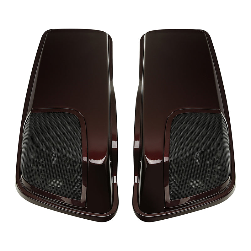 HR3 Twisted Cherry CVO Saddlebag Lids With 5" x 7" Speaker Cutouts For Harley Touring Models 2014-2023
