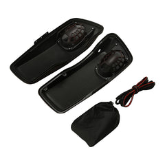 HR3 Twisted Cherry CVO Saddlebag Lids With 5" x 7" Speaker Cutouts For Harley Touring Models 2014-2023