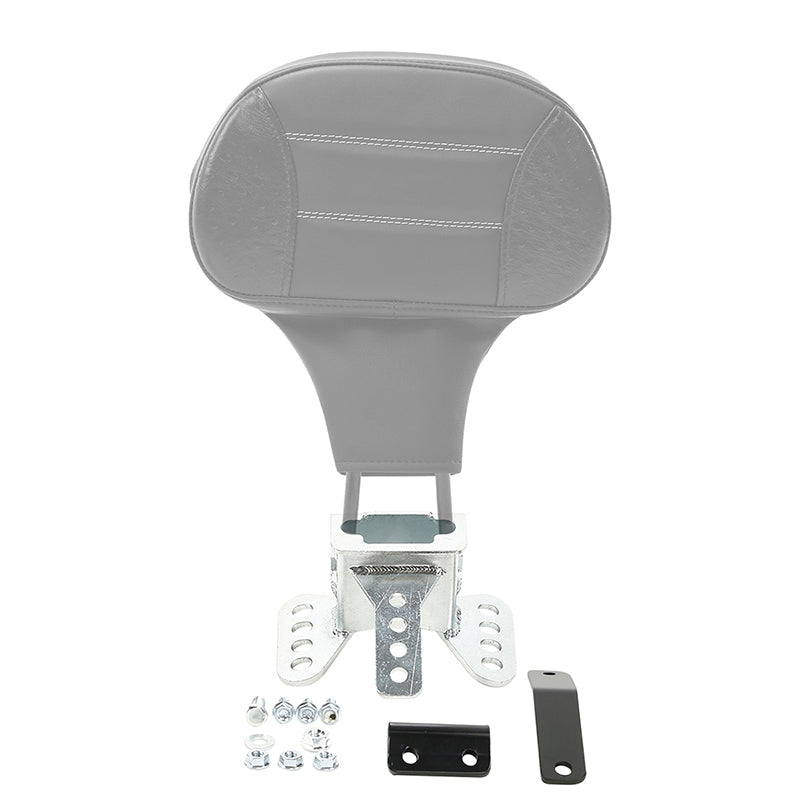 C.C. RIDER Rider Backrest 2 Up Seat Driver Backrest Pad For Harley Touring CVO Street Glide Road Glide Electra Glide Road King, 1988-2025