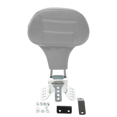 C.C. RIDER Rider Backrest 2 Up Seat Driver Backrest Pad For Harley Touring CVO Street Glide Road Glide Electra Glide Road King, 1988-2025
