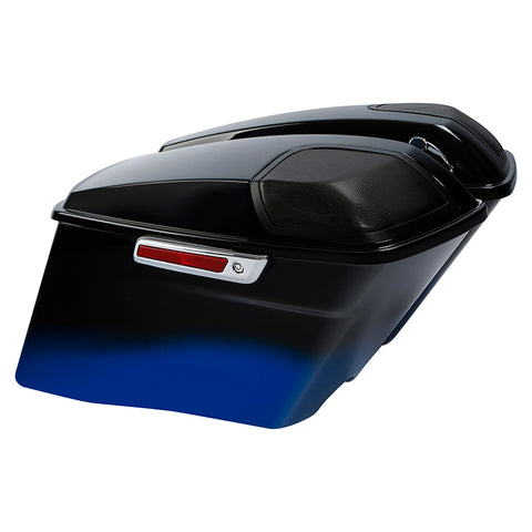 HR3 MSF/CVO STRETCHED SADDLEBAGS WITH SPEAKER LIDS TOURING 14-UP