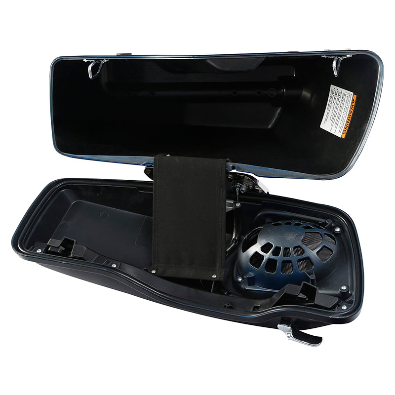 HR3 MSF/CVO STRETCHED SADDLEBAGS WITH SPEAKER LIDS TOURING 14-UP