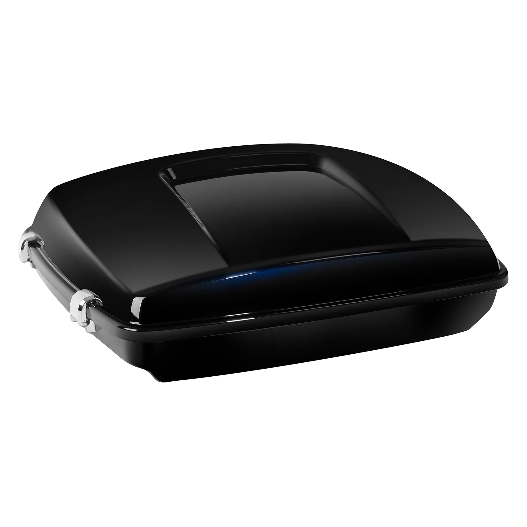 HR3 Mako Shark Fade 5.5" Razor Style Touring Trunk Luggage For Harley Touring 2014-2024
