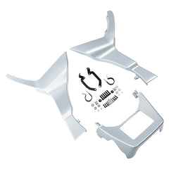 HR3 Barracuda Silver Spoiler Kit For Harley 2017-Later FLTRX, FLTRXS, FLTRXST models