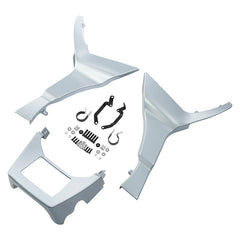 HR3 Barracuda Silver Spoiler Kit For Harley 2017-Later FLTRX, FLTRXS, FLTRXST models