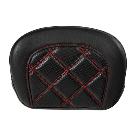 C.C. RIDER Passenger Backrest Sissy Bar Backrest Octane For Harley Touring CVO Road King Road Glide Street Glide