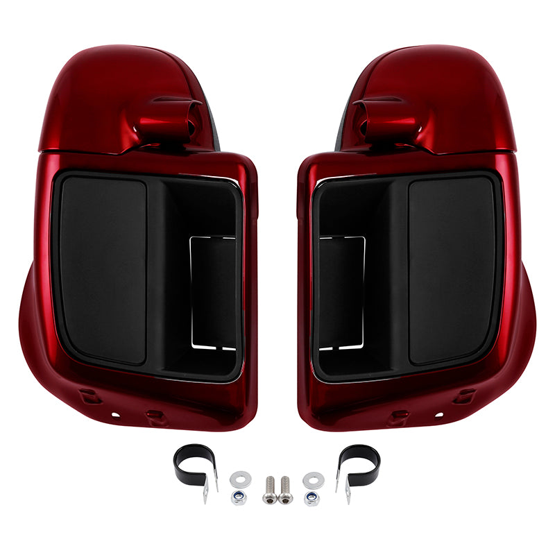 HR3 Velocity Red Sunglo 2016S Vented Lower Fairing Kit For Harley Touring models 2014-2024