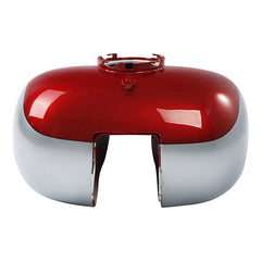 HR3 Wicked Red / Barracuda Silver Gas Tank For 2008-2023 Harley Touring Models