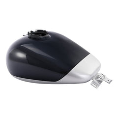 HR3 Charred Steel & Lightning Silver Fuel Gas Tank For 2008-2023 Harley Touring Models