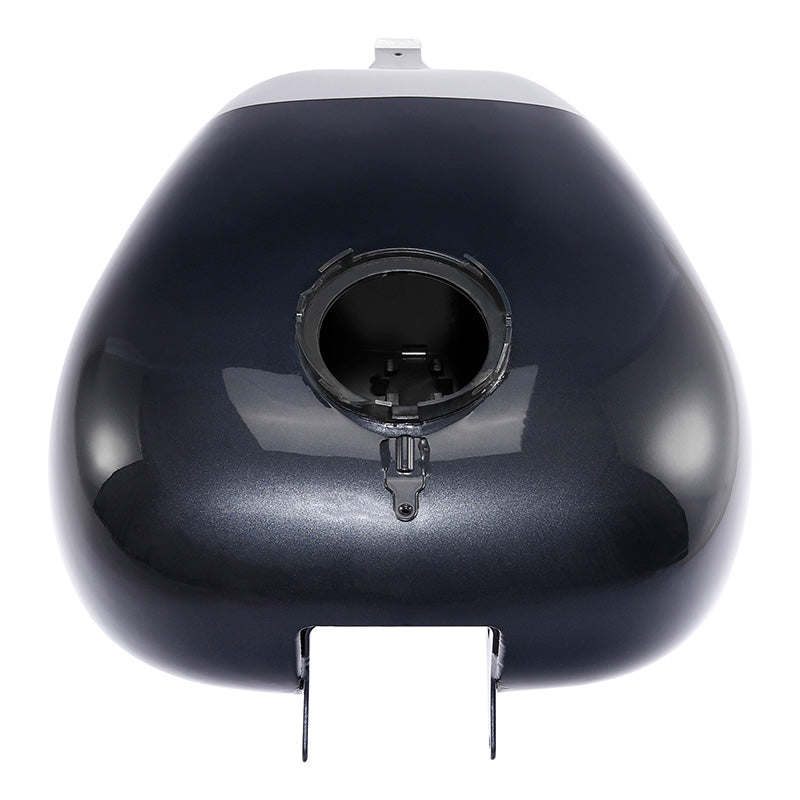 HR3 Charred Steel & Lightning Silver Fuel Gas Tank For 2008-2023 Harley Touring Models