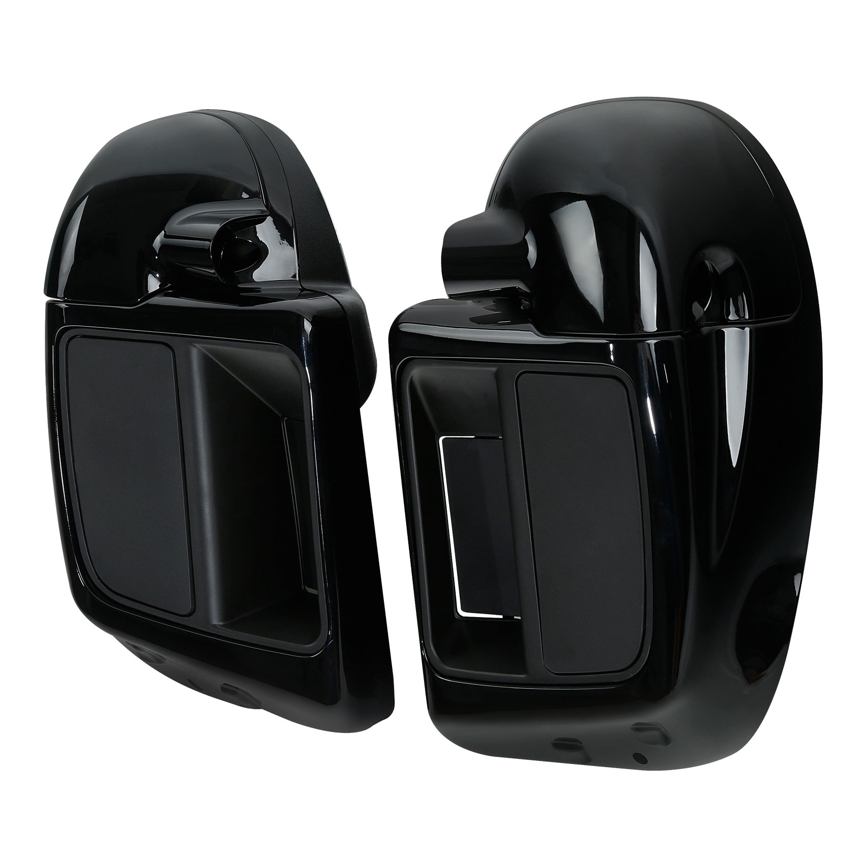 HR3 Black Honeycomb Fade Vented Lower Fairing Kit For Harley Touring models 2014-2024