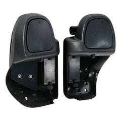 HR3 Black Honeycomb Fade Vented Lower Fairing Kit For Harley Touring models 2014-2024