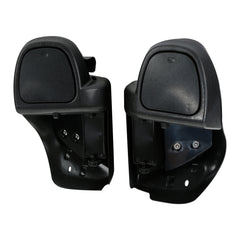 HR3 Black Honeycomb Fade Vented Lower Fairing Kit For Harley Touring models 2014-2024