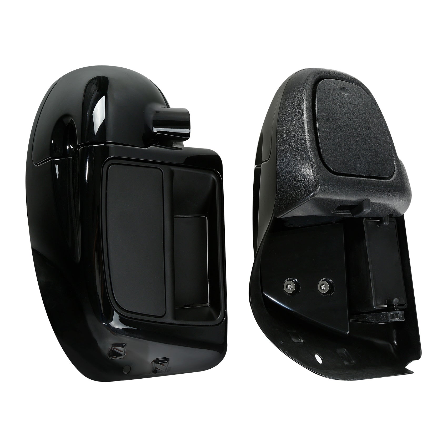 HR3 Black Honeycomb Fade Vented Lower Fairing Kit For Harley Touring models 2014-2024