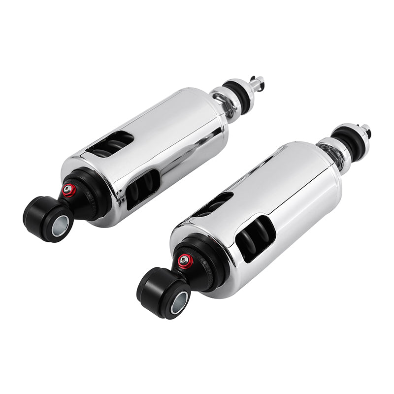 Hd Shocks Custom Chrome Rear Suspension Heavy Duty Shocks For Harley Softail Fat ...