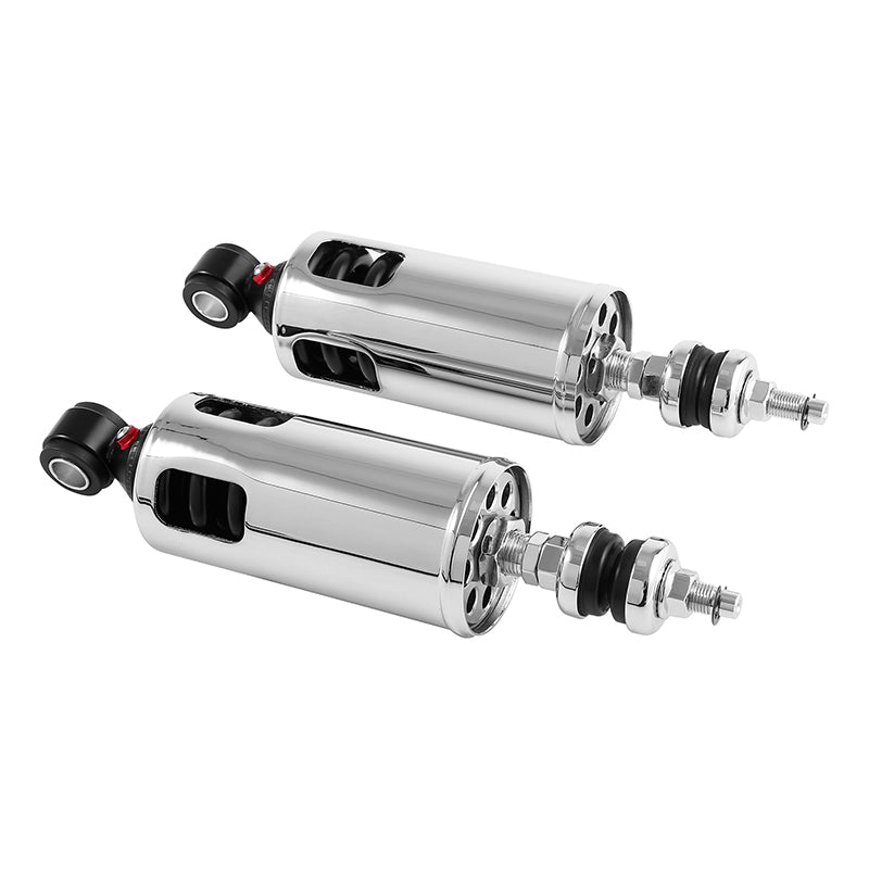 Custom Chrome Rear Suspension Heavy Duty Shocks For Harley Softail Fatboy Slim Deluxe 00-17 16