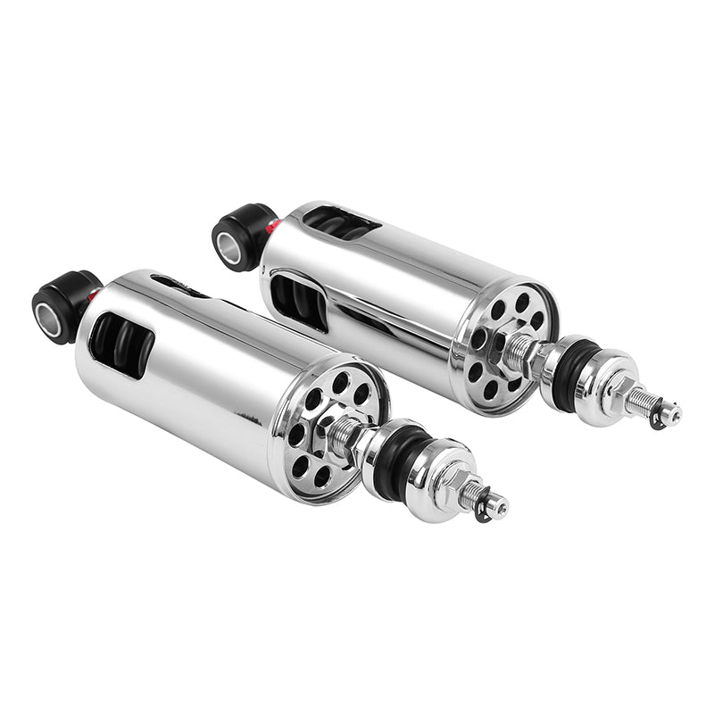 Custom Chrome Rear Suspension Heavy Duty Shocks For Harley Softail Fatboy Slim Deluxe 00-17 16