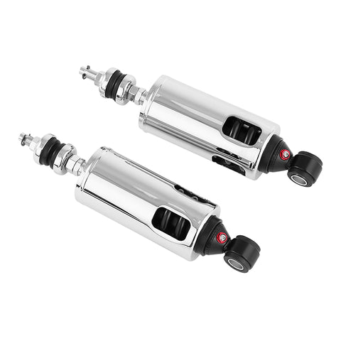 Custom Chrome Rear Suspension Heavy Duty Shocks For Harley Softail Fatboy Slim Deluxe 00-17 16