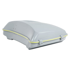 HR3 Apple Green / White Gray 5.5" Razor Style Touring Trunk Luggage For 14-24 Harley Touring