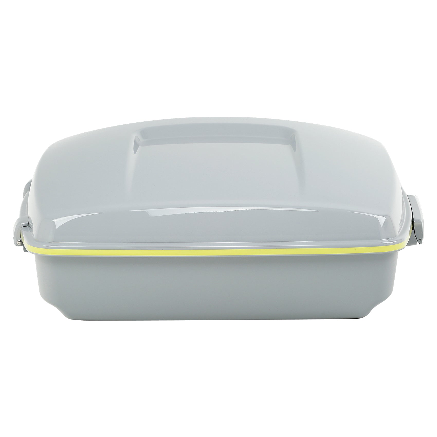 HR3 Apple Green / White Gray 10.7" Chopped Style Touring Trunk Luggage For 14-24 Harley Touring