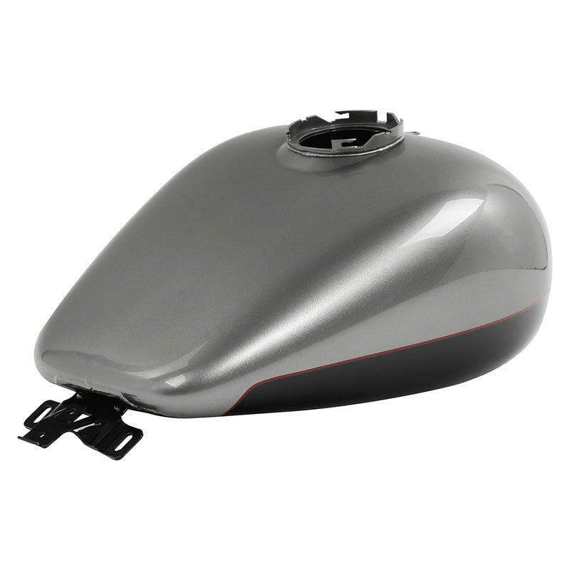HR3 Billet Silver / Vivid Black Gas Tank For 2008-2023 Harley Touring Models