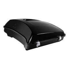 HR3 Black Earth & Vivid Black 5.5" Razor Style Touring Trunk Luggage For 14-24 Harley Touring