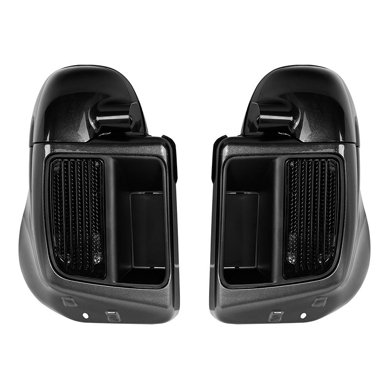 HR3 Black Earth Fade Vented Lower Fairing Kit For Harley Touring Models 2014-2023 (Fits water cooled models)