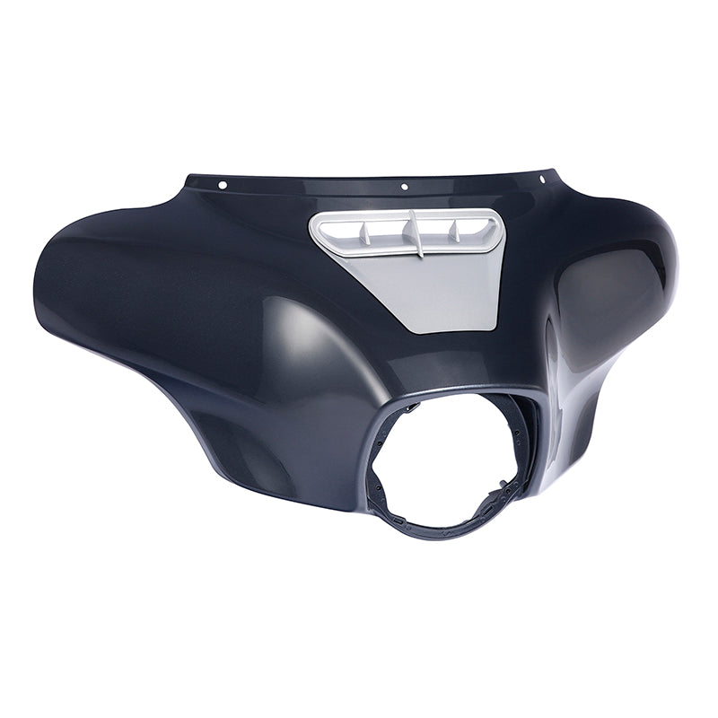 HR3 Charred Steel & Lightning Silver Outer Batwing Fairing Cowl Upper