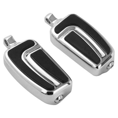 Santee Highway Male Mount Footpeg Footrest Gloss Black Chrome Fit For Harley Touring Sportster