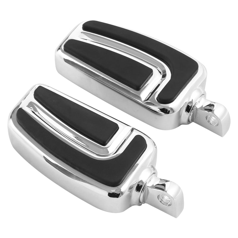 Santee Highway Male Mount Footpeg Footrest Gloss Black Chrome Fit For Harley Touring Sportster