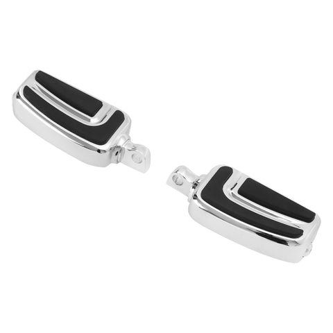 Santee Highway Male Mount Footpeg Footrest Gloss Black Chrome Fit For Harley Touring Sportster