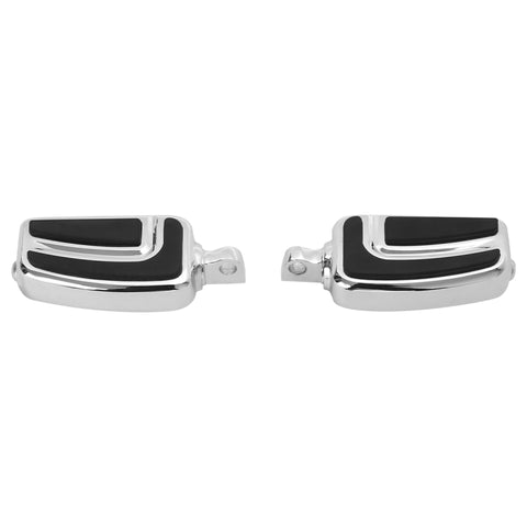 Santee Highway Male Mount Footpeg Footrest Gloss Black Chrome Fit For Harley Touring Sportster