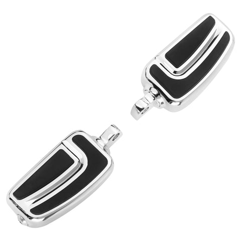 Santee Highway Male Mount Footpeg Footrest Gloss Black Chrome Fit For Harley Touring Sportster