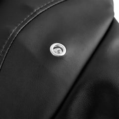 C.C. RIDER Rider Backrest 2 Up Seat Driver Backrest Pad For Harley Touring CVO Street Glide Road Glide Electra Glide Road King, 1988-2025