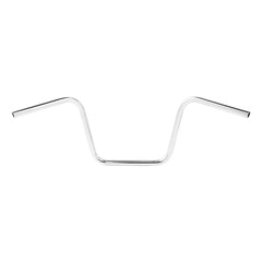 Santee Chrome 1" Ape Hanger Handlebars 12” rise, 34.5” width, 8” center Fit For Harley