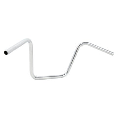 Santee Chrome 1" Ape Hanger Handlebars 12” rise, 34.5” width, 8” center Fit For Harley